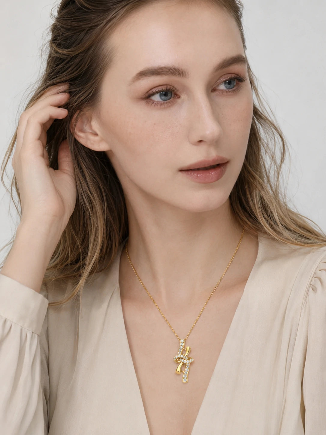 Ribbon Gene · DNA Double Helix Pendant